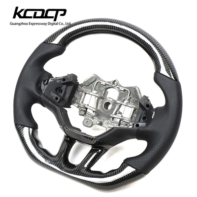 Alcan-tara auto car durable custom universal steering wheel led carbon fiber wheel convertible racing fit for 308S